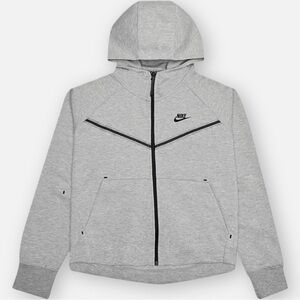 Nike Tech Fleece Windrunner Hoodie Womens 3X Plus Grey Full Zip DA2044-063
